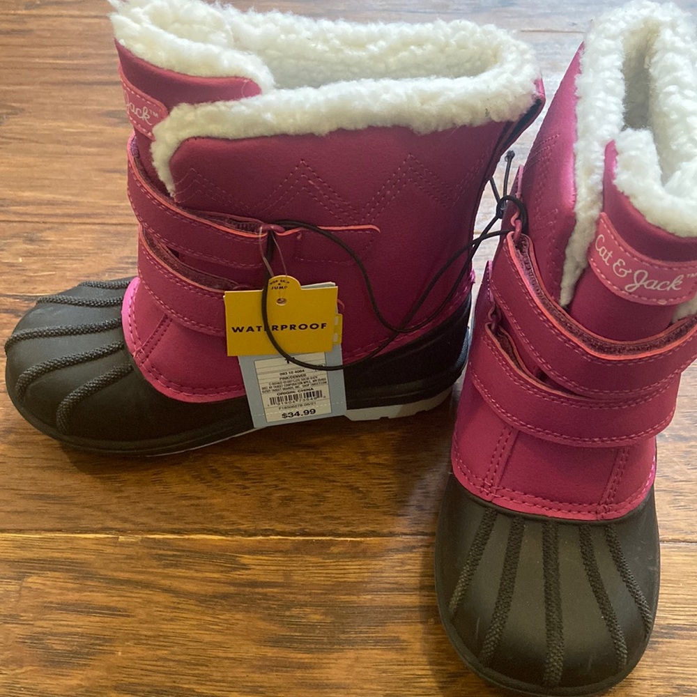 NWT Winter Cat & Jack Winter Waterproof boots